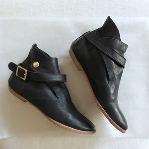 HoH Leather Ankle Boots, 5.5